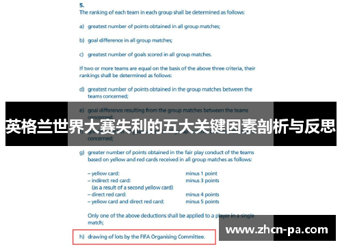 英格兰世界大赛失利的五大关键因素剖析与反思